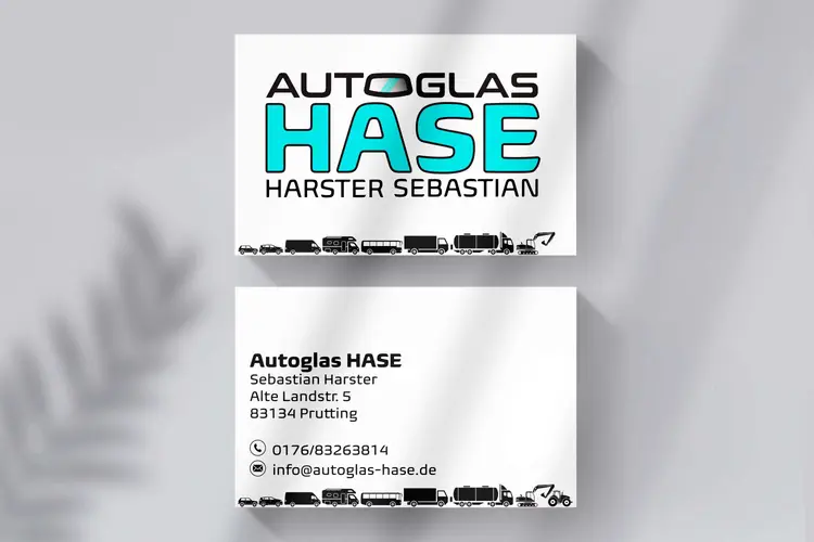 Autoglas Hase Visitenkarten